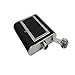 Time Roaming Hip Flask PU Leather Stainless Steel Wrapped With Built-In Cigarette Case (5 Once, Black)
