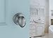 Copper Creek EK2040SS Egg Door Knob, Keyed Entry Function, 1 Pack, in Satin Stainless