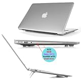 iPearl mCover Hard Shell Cover Case with FREE keyboard cover for 13.3-inch Apple MacBook Air A1369 & A1466 - CLEAR