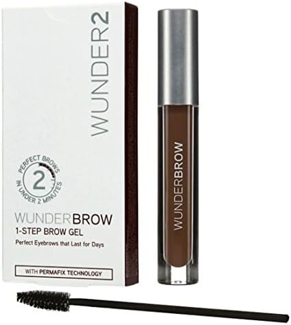WUNDERBROW The Perfect Eyebrows That Last for Days in Under 2 Minutes Brunette -3G (Black/Brown)