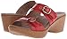 Dansko Women's Jessie Wedge Sandal, Red Full Grain, 39 EU/8.5-9 M US