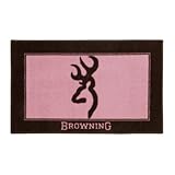 Bath Mat in Brown / Pink