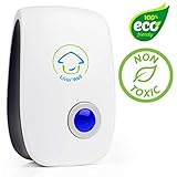 Ultrasonic Pest Repeller Plug In - Electronic Indoor Mouse, Rat, Spider, Roach, Mice and Rodent Repeller Plug In, Ultrasonic Pest Repellent Plug In Device (1pk)
