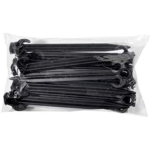 Holiday Joy - 12 All Purpose Commercial Grade Tent Stakes - Great for Seasonal Outdoor Displays, Inflatables, Camping Tents, Lawn Stakes