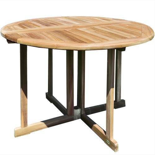 Klapptisch Savona rund Teak Massivholz Durchmesser 150 cm