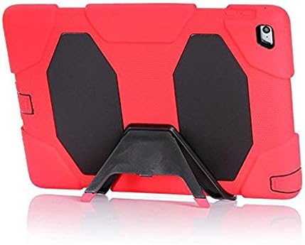 iPad Mini 4 Case,Koantree Shockproof Silicone Protective Apple iPad Mini 4 Case Cover with Stand Kids Friendly 2015 Release (Red)