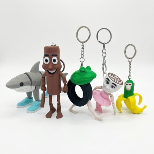 Amazon.com: Satakara 3 Pack Italian Brainrot Animals Keychains