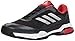 adidas Performance  Men's Barricade Club Tennis Shoe, Black/Matte Silver/White, 11 M US