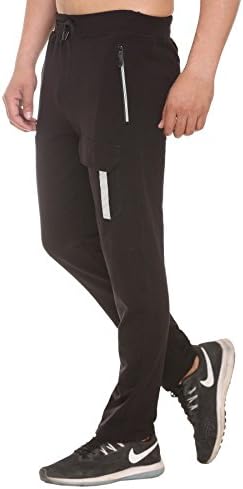 HARDIHOOD Men's Boys Lycra Lower Track Pants Pyjamas Jogger for Gym Yoga (Sizes M L XL XXL)