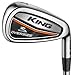Cobra 2017 King Oversize Iron Set (Men's, Right Hand, Graphite, Reg Flex, 4-GW)