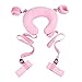 Ruinika New Plush Set Toy Suit Hands and feet restrained Ribbon SM Kit for Couple Adult Sexy Suit, Special Bundled Binding Couple Flirting Set for Sexy Fun SM Storage Bag Set Adult Products (Pink)thumb 1