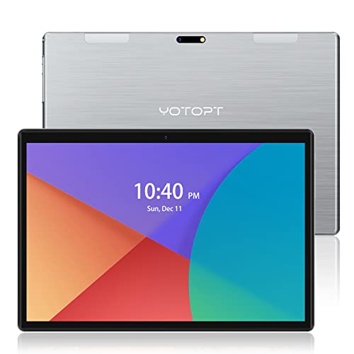 YOTOPT 10.1 Inch Android 11 Tablet, Tablets OctaCore Processor, 64GB