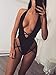 MOPOOGOSS Womens Sexy Deep V Neck High Waist Multi-Way Bandage One Piece Swimsuits Swimwear