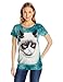 The Mountain Junior's Grumpy Cat Graphic T-Shirt, Teal, Small