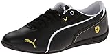 PUMA Men's Drift Cat 6 Ferrari Shoe,Black/White,7 M