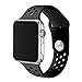 Kobwa 38MM/42MM Watch Band for Apple Watch, Soft Silicone Sport Strap with Ventilation Holes Smart Watch Bracelet Replacement Bands For Iwatch Series 1 Series 2