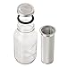 Cold Brew Coffee Maker - Coffee Genie Iced Coffee Maker w/Mason Jar and Stainless Steel Filter for Ice Coffee, Iced Tea and Fruit Water Infuser (64oz), clear