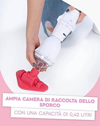 Aspiratore per piscine BC02 | Pulizia efficiente di piscine fino a 10 m³ | Funzionamento a batteria con massima libertà di movimento | Forte potenza di aspirazione