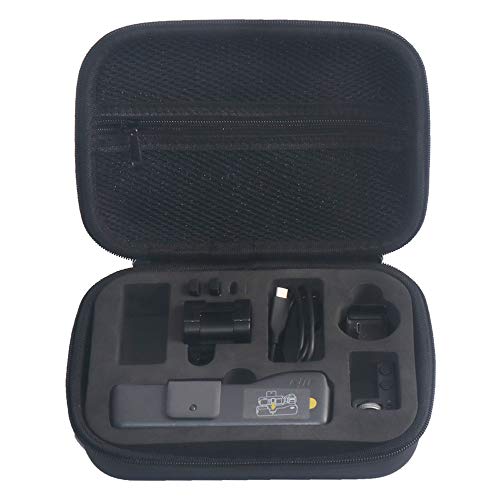 Anbee Waterproof Hard EVA Carrying Case Storage Bag Compatible with DJI Osmo Pocket and Expansion Kit (Black)