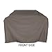 KHOMO GEAR TITAN Series, Waterproof Heavy Duty BBQ Grill Cover, Grey Medium 58 x 24 x 48, Different Sizes Available, Compatible with Weber (Genesis), Holland, Jenn Air, Brinkmann, Char Broil, Kenmore and More