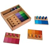 Leader Joy Montessori Color Resemblance Sorting Task Sensorial Educational Tools Early Learning Toys