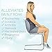 Xtra-Comfort Lumbar Support Cushion - Lower Back Pillow for Office Chair, Car, Men, Women, Gaming - Ergonomic Orthopedic Backrest Foam Roll and Adjustable Strap for Therapeutic Pain Relief