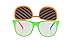elope Flip Up Neon Hipster Costume Glasses for Teens and Adults - Multi, One Size