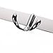 Candora 24in Wall Mounted Shelf Towel Rack Specular Finish Towel Shelf Towel Holder with 8 Hooks