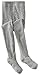 Country Kids Little Girls' Heather Winter Tights, Silver Gray, 1-3