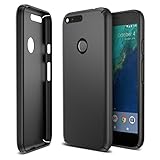 Google Pixel Case, Maxboost mSnap Thin Cases [Perfect Fit] [Black] EXTREME Smooth Surface with Anti-Slip Matte Coating for Excellent Grip Hard Protective PC Covers For Google Pixel 2016