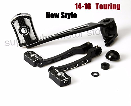 Black skull head Brake Arm Kit Shift Lever W/Shifter Pegs For Harley Touring FLT/FLHX/FLHT/FLHR/FLTR/FLHTCUTG 2014-2019 - Thumbnail 7