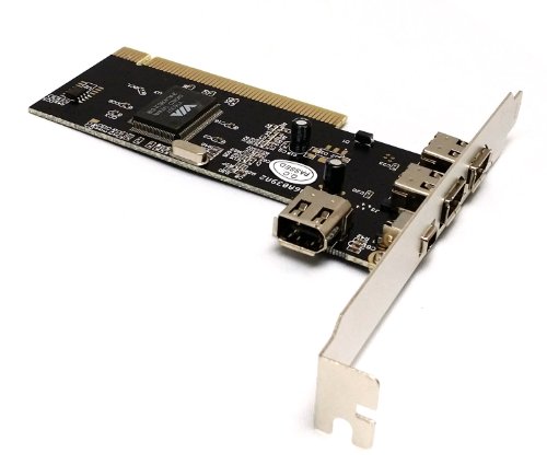 Via Chip 3 + 1 Ports Firewire IEEE1394 iLink PCI Controller Card W/Free 6 to 4pin firewire Cable
