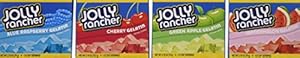 Image of Jolly Rancher Jello: 1 Green Apple, 1 Cherry, 1 Watermelon, 1 Blue Raspberry, 2.79oz Box (Pack of 4)