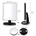 Usnaturals LED Lighted Makeup Mirror with Lights +Removal 10x Magnification Spot+Free User Guide-Tabletop Cosmetic Shaving Mirror