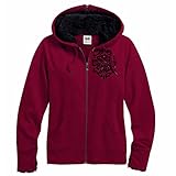 Harley-Davidson Women's Glitter Bar & Shield Legend Flocked Hoodie 96168-16VW