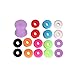 Silicone Tunnel Plug 2G Kit Silicone Double Flare 6mm, 2 Gauge (16 Pieces)