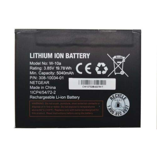 Netgear W-10A 5040mAh Original Replacement Battery for AT&T Nighthawk M1 MR1100 Mobile wifi Hotspot