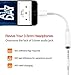 (2Pack) 3.5 mm Headphone Jack Adapter for iPhone 8 Earphone Earbuds Music Audio Jack Adapter Dongle for iPhone 11/XR/X/10/Xs/Xs Max/8Plus/7/7Plus Accessories for iPhone Connector Aux Cable Converterthumb 3