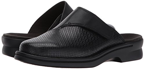CLARK'S Women's Patty Tayna Mule, Black Leather, 8 W US