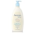 Aveeno Baby Daily Moisture Lotion, For Delicate Skin, Fragrance Free, 18 Oz.