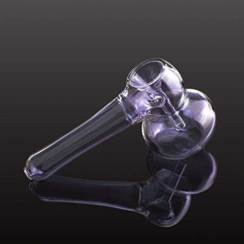 Todder 5 inch Glass Water Hammer purple Bone Ready to Burn Made in the USA (purple)