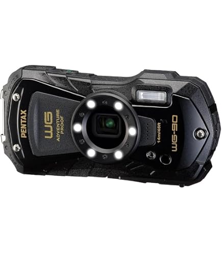 ほぼ新品】RICOH WG-80 ブラック 防水カメラ RICOH WG コンパクト 