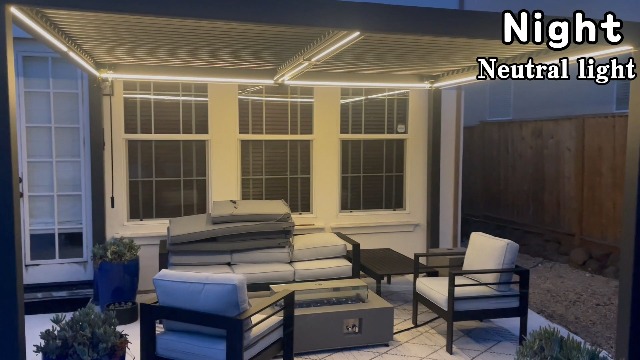 PURPLE LEAF 10x12 Louvered Pergola Review: Adjustable Aluminum Shelter With LED Lights image 29