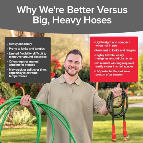 Pocket Hose Ballistic Double UV Edition 100 FT Expandable Garden Hose w/Pocket photo 12