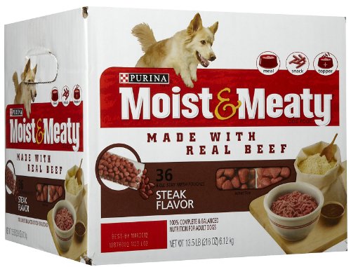 Purina Dog Chow Grilled Steak Flavor Adult Soft Bites Dog Food - 60 Ct, Made In USA