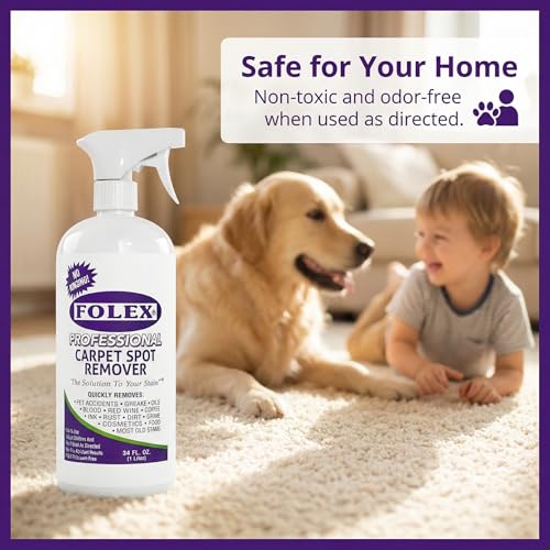FOLEX Professional Carpet Stain Remover Spray – Stain Remover for Old Stains photo 11