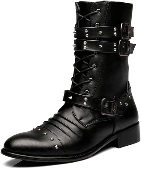 stivaletti uomo borchiati