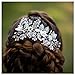 SWEETV Handmade Wedding Hair Clip Barrette Comb,Rhinestone Floral Bridal Wedding Hair Accessories for Brides Silver