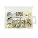 SKOJ Assorted Picture Hanging Kit - 132 Pieces - Heavy Duty Assortment with Wire, Picture Hangers, Hooks, Nails and Hardware to Hang Pictures