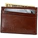Alpine Swiss Alpine Swiss Front Pocket Wallet Minimalist Super Thin 5 Card Wallet Genuine Leather